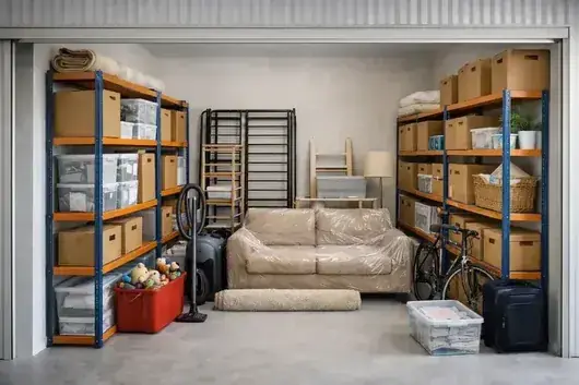 Taşınmaya hazırlanan kolilenmiş ev eşyası